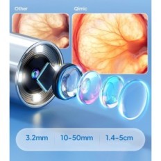 Otoscope numérique QIMIC 1080P numérique avec 1,38 '' et 4 LED écran