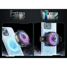 Black Shark Magnetic Cooler for 4Pro with RGB and Temp control.