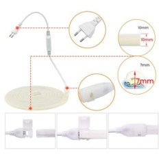 Použité Xunata 20m 220V COB IP65 Warro White 288 LED / m