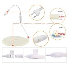 Gebraucht XUNATA 20M 220V COB IP65 WEGRO WEISS 288 LED / M