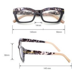 Čítanie okuliarov Kollyseek 3 ks. CAT Eye Retro pre ženy +1.00