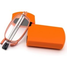 Folding Reading Glasses Kokobin Steel Mini Blue With Case +2.50