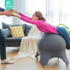 Bola de assento enoi com cobertura e círculos Cadeira ergonômica 60-65 cm