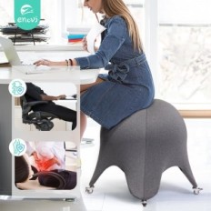 Bola de asientos Enoi con cubierta y círculos Silla ergonómica 60-65 cm