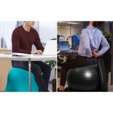 Sēdvietu bumba ENOI ar vāku un lokiem Ergonomisks krēsls 60-65 cm