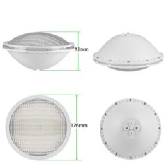 Lampada a LED per Lylmle PAR56 18W IP68 12V DC / AC Freddo Bianco esibizione