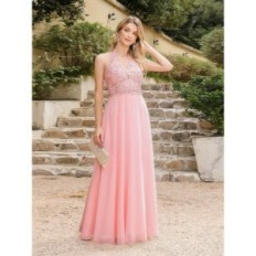 Večerné šaty Misshow Long Chiffon Bez chrbta Elegantný 32