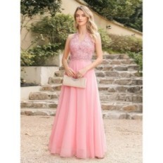 MisShow estélyi ruha hosszú chiffon nélkül vissza elegáns 32