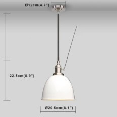 Phansthy phansthy pantel phanstrate hvid metal vintage loft moderne stil