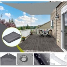 Použité Syneshlee 3x4 m obdélníkový Marquise Cream vodotěsný UV s lanem