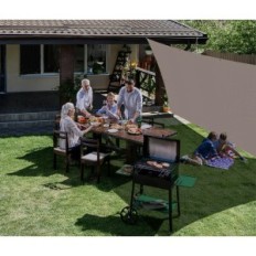 Usado impermeável retangular retangular 4x5 m com creme UV