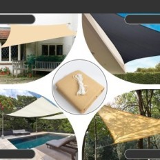 Kasutatud Sunnylaxx purjetabel 5x5x7 m Cream UV