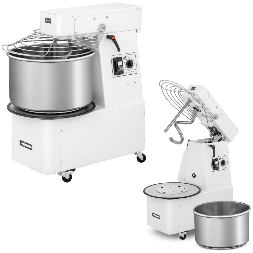 Um misturador planetário misturador espiral para massa com trabalho removível 32 l 88 kg / h itália