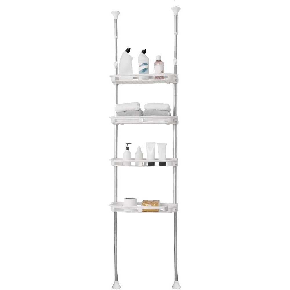 Scaffale da bagno ARIIKON Telescopico 4 livelli sopra il water Indory regolabile