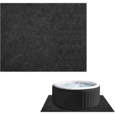 Mat under boblebadet glidende vanntett 188x183cm multiple