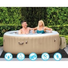 Tapete sob o jacuzzi antiderrapante impermeável 188x183cm vários