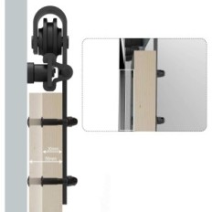 Tsmst 150cm skyvedør sett Guide og roller