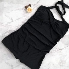 Badenoutfit Eastelegant einteiliger schwarzer Verlegung von Xs