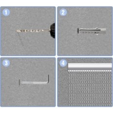 Chain Curtain for Verrich Aluminum 80x200cm silver