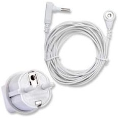 Žaliojo įžeminimo lapas 140x200 cm su medvilnės kabeliu