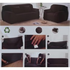 Sof dekker Tianshu tykk velour grå elastisk 1/2/3 / 4-person