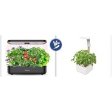 Hydroponiczny system do uprawy Yoocaa IGS-2012 roślin z LED i regulacją wysokości 49,3cm czarny