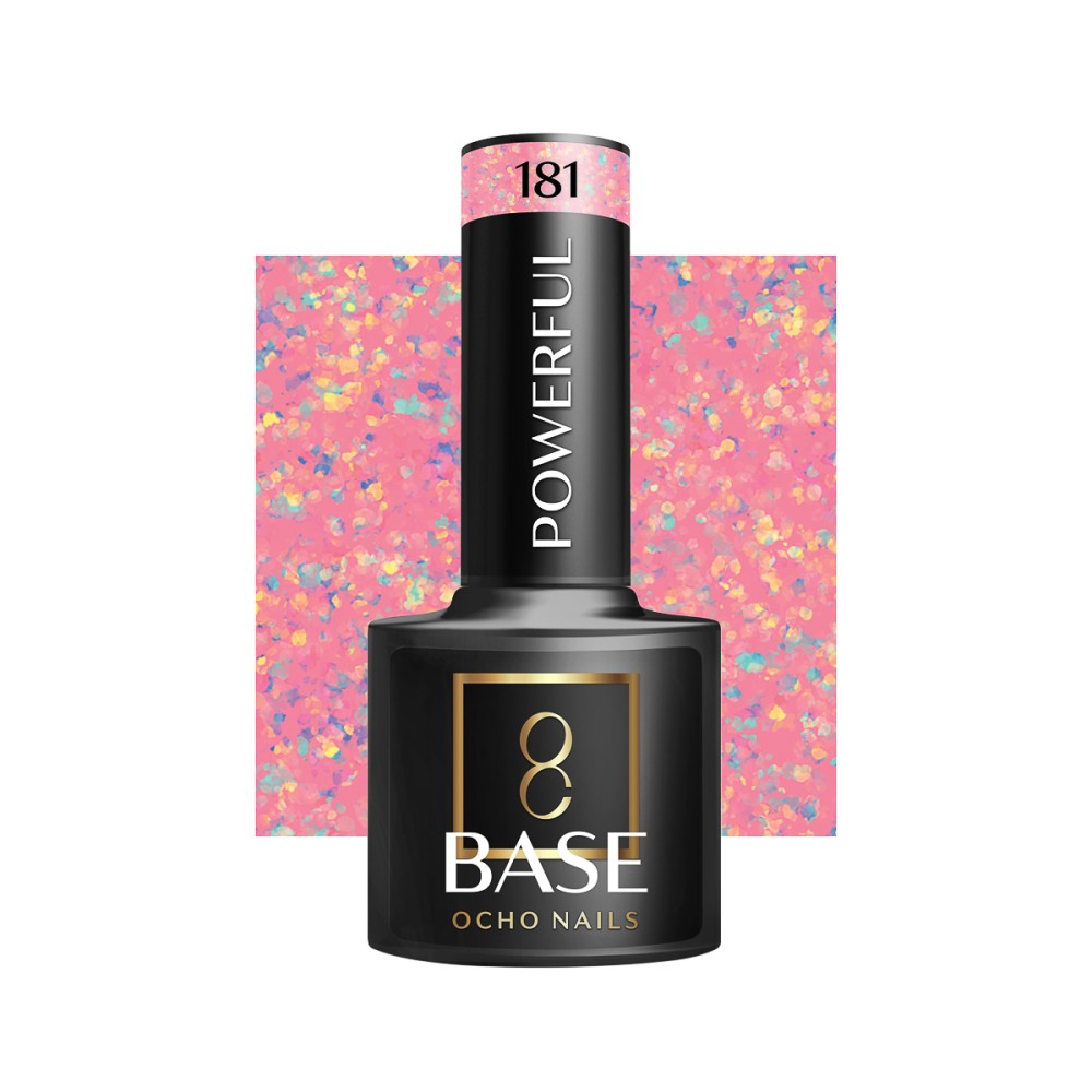 OCHO NAILS Hybrid Base Powerful 181 - 5 g Βάση για Υβριδικό Μανικιούρ — προβολή από μπροστά