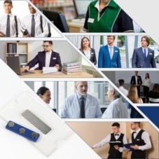 Utilisé des identifiants magnétiques de 50 pcs d'EfuteTime. Aimant 90x54 mm