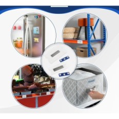 Gebruikte Magnetische Efutetime 50PCS-ID's. 90x54 mm magneet