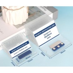 Χρησιμοποιείται μαγνητικό efutetime 50pcs αναγνωριστικά. 90x54 mm μαγνήτης