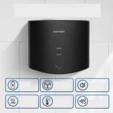 Asciugacapelli AnyDra 2630S Electric Compact 1400-1650W Nero