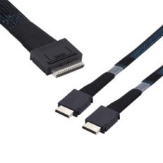 Cable de datos activo NFHK OCILINK PCI-Express SFF-8611 8x 8-LANE 50 cm