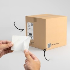 Selvklæbende papir A4 Fasson Crack Back-Plus 250 ark White Matte