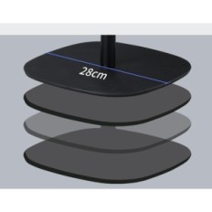 Begagnad Pody Stand Projector projektor skyddad 54-129cm metall stabil