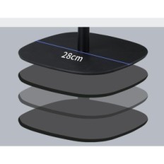 Gebrauchter Pody-Standprojektor-Projektor geschützt 54-129cm Metallstabil