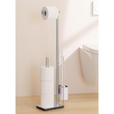 Papier toilette Kes avec porte-brosse, exposition SUS304