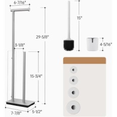 KES WC-paperi, jossa harjapidike, SUS304 -näyttely