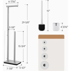 KES WC-paber harja hoidikuga, SUS304 näitus