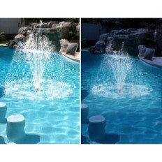 Solara Fountain Fakturering 25W 1200 L / H til Have Pond Pumpe med rør 2 m