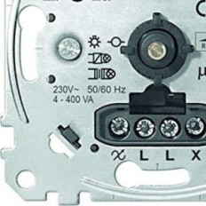 Rotary Dimmer Universal Schneider Electric LED halogen 4-400W aluminij