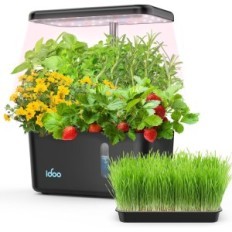 Used Hydroponical Idoo ID-IG309 cultivation system with LED sprouts tray
