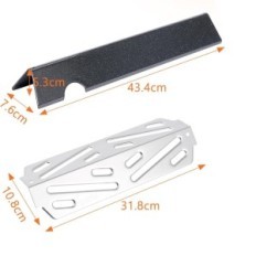 Flavorizer Bars I Verhit Deflector Denmay naar Weber Genesis II E-310 / E-330 / E-335 LX 2017+