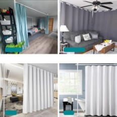 Tela em pé 178x317 cm Rod para Firan, partição