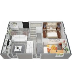 Pantalla de pie 178x317 cm varilla a Firan, partición