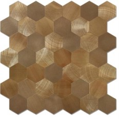 Itseliimaaliset laatat 4mm Wostack - 10 kappaletta seinille / keittiölle Ebronze