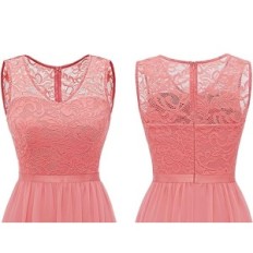 Evening dress DESSSTELLS lace long size S