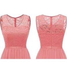 Βραδινά φόρεμα Dessstells Lace Long Size S