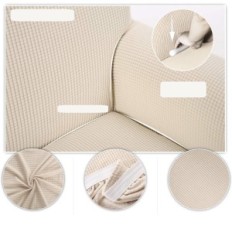 Tapa de Sof 4-persona Tianshu Flexible No resbalón Beige