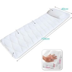 Tapis de bain avec oreiller 40 × 125 cm. Volleyball blanc. Universelle