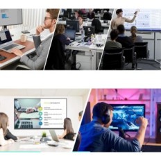 KVM 2XPC 2xMonitor HDMI DisplayPort 4k60hz USB 3.0-kytkin